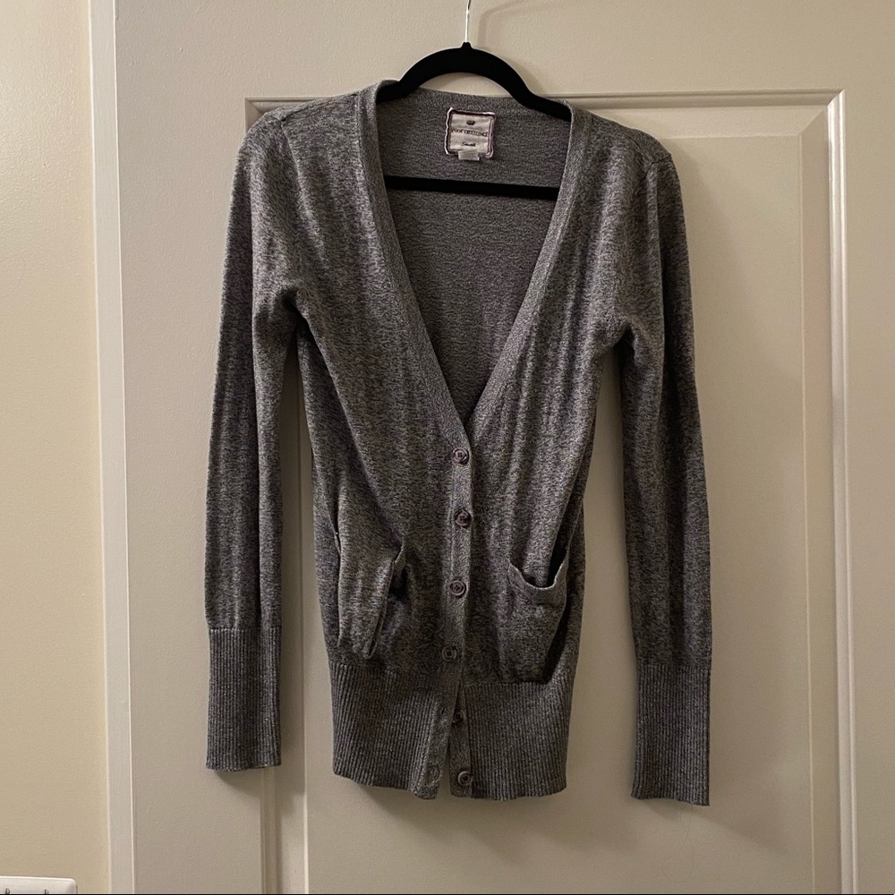 Grey cardigan
